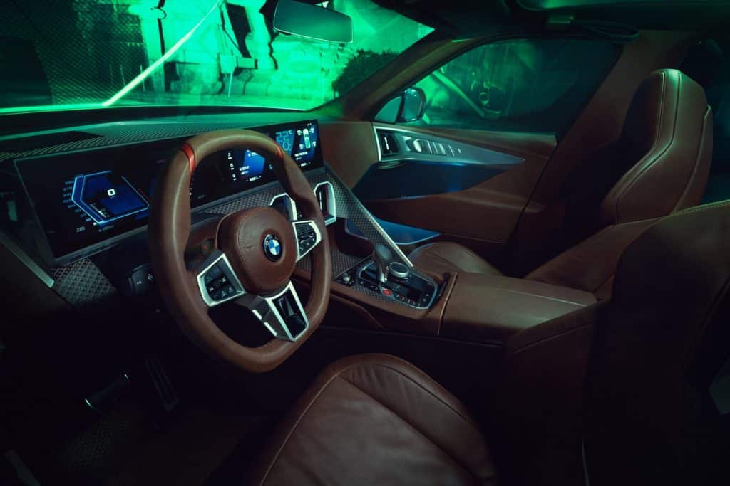 Wnętrze pierwszego elektrycznego BMW M - BMW Concept XM
