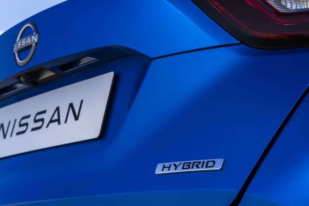 Tył Nissana Juke Hybrid