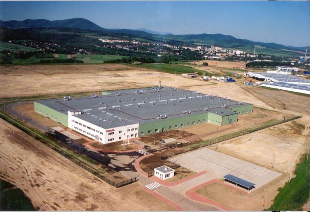 2001 r. - Toyota Motor Manufacturing Poland Wałbrzych