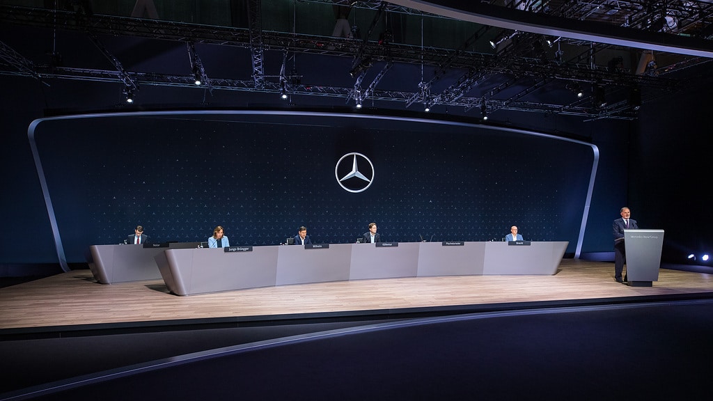 Roczna konferencja Mercedesa