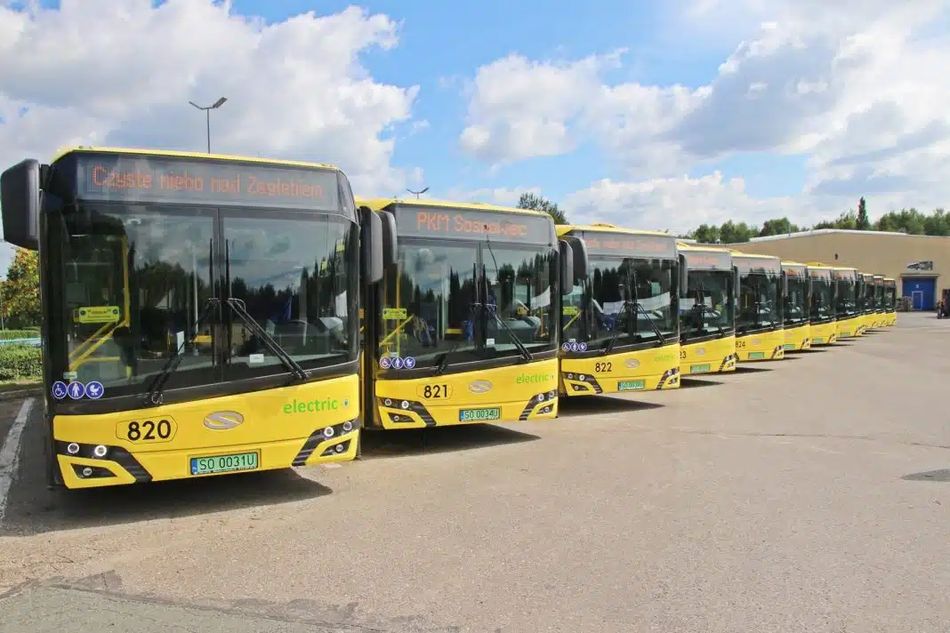 Sosnowiec otrzymał 14 autobusów elektrycznych marki Solaris źródło: Solaris/Urząd Miasta Sosnowiec
