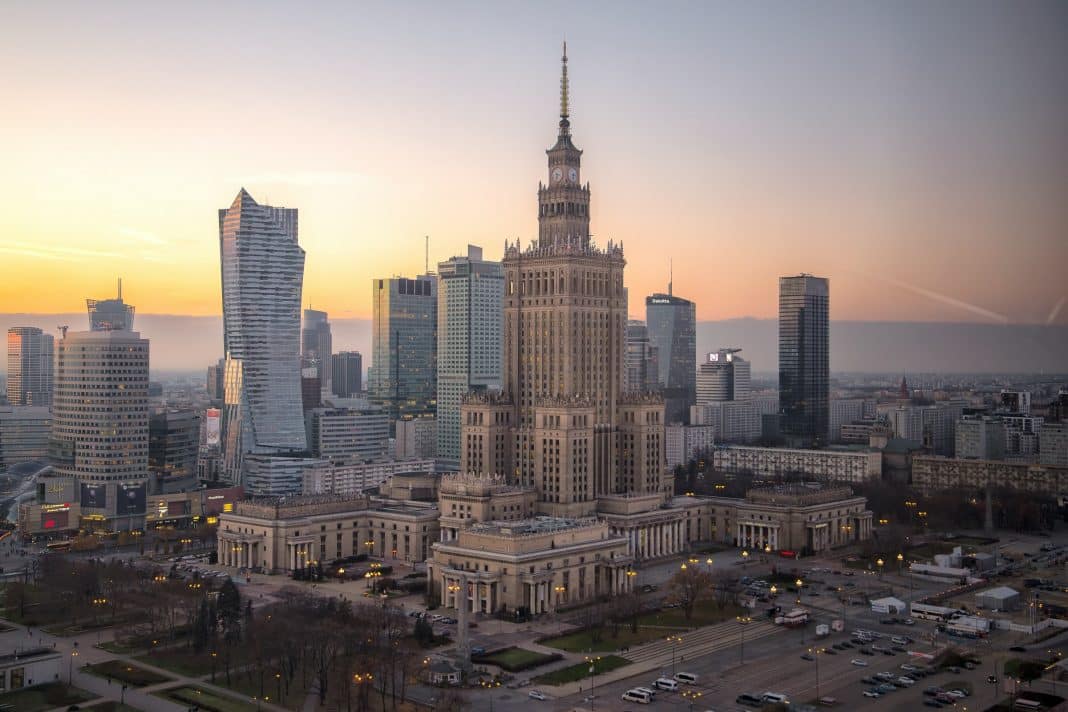 Zdjęcie centrum Warszawy