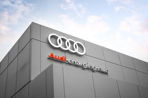 Audi charging hub.  zdjęcie: Audi