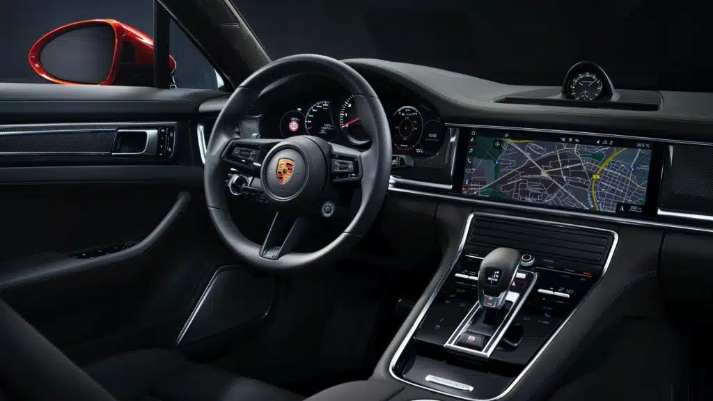Wnętrze Porsche Panamera