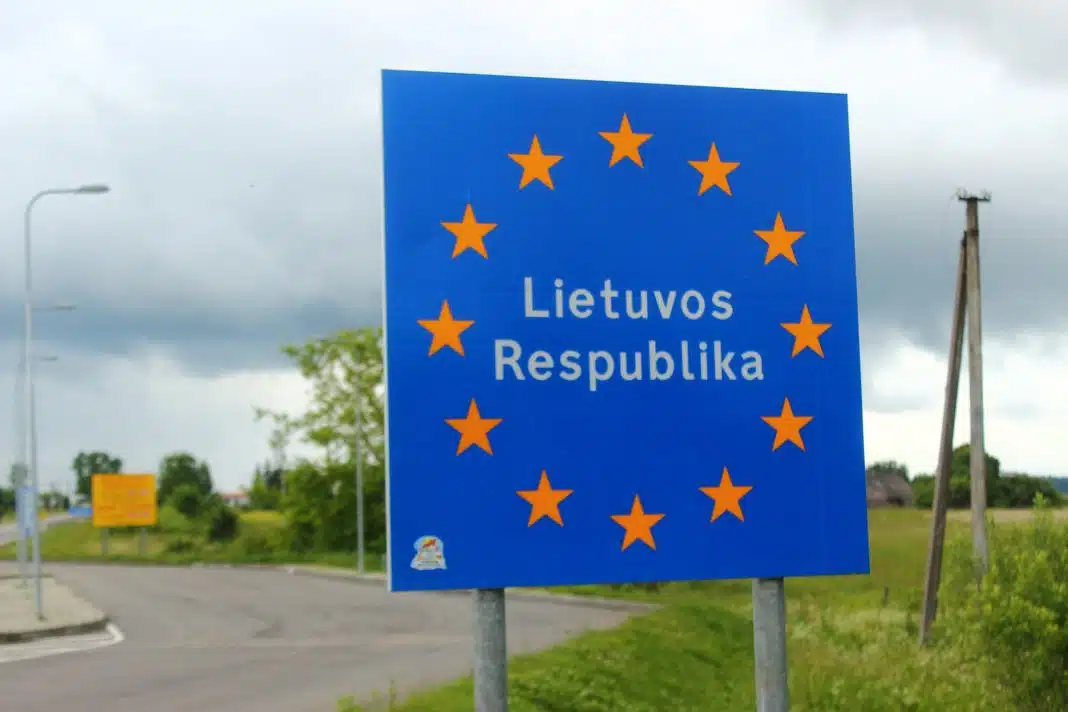 Znak graniczny Litwy