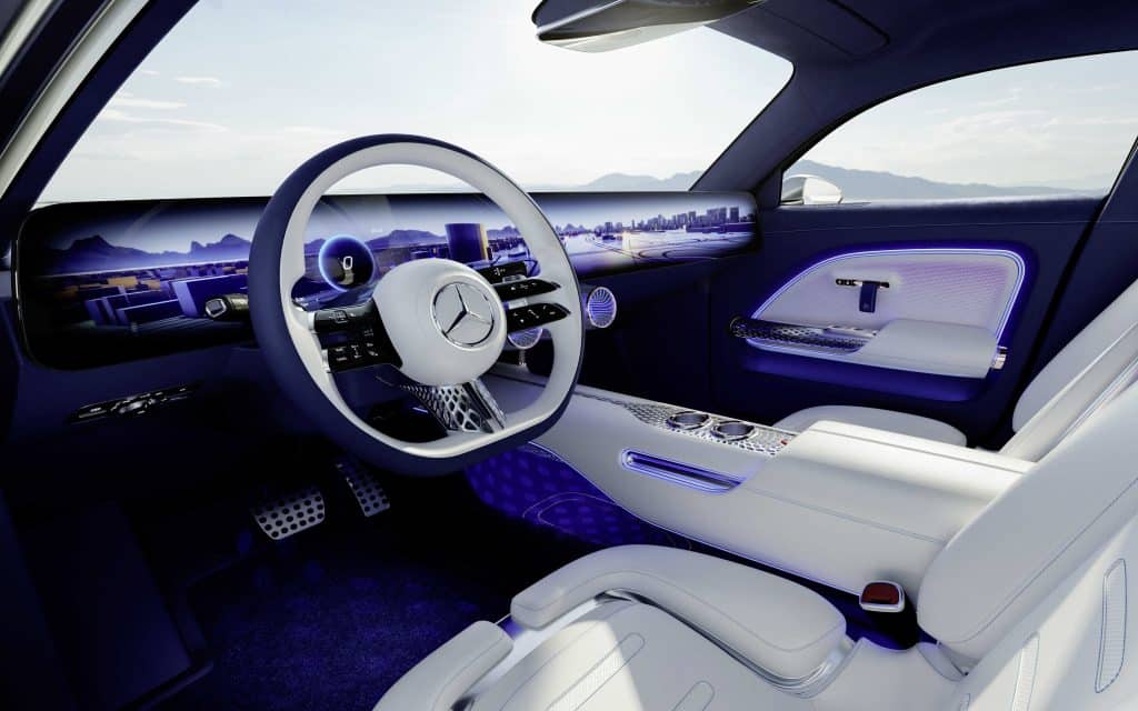 Wnętrze Mercedesa Vision EQXX