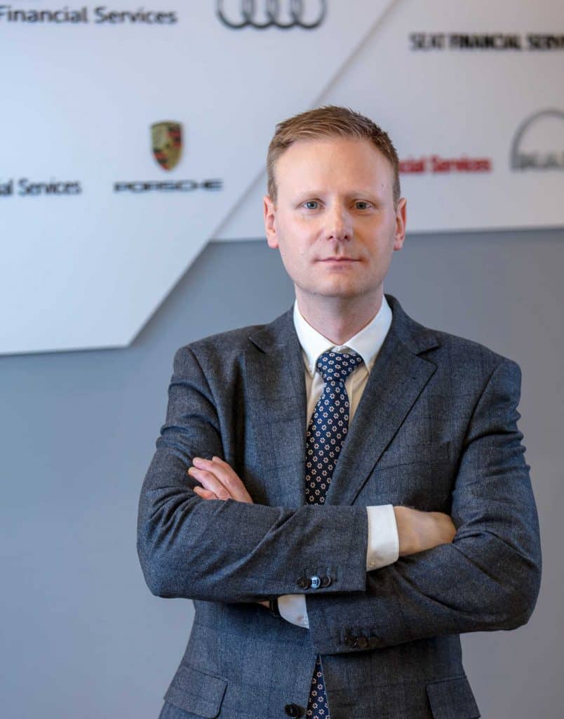 Bartłomiej Siuchniński, kierownik Działu Sprzedaży Flotowej Volkswagen Financial Services Polska 