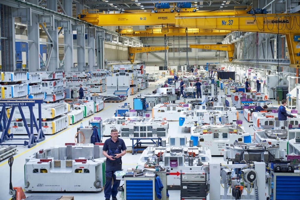 Produkcja części w fabryce BMW w Eisenach