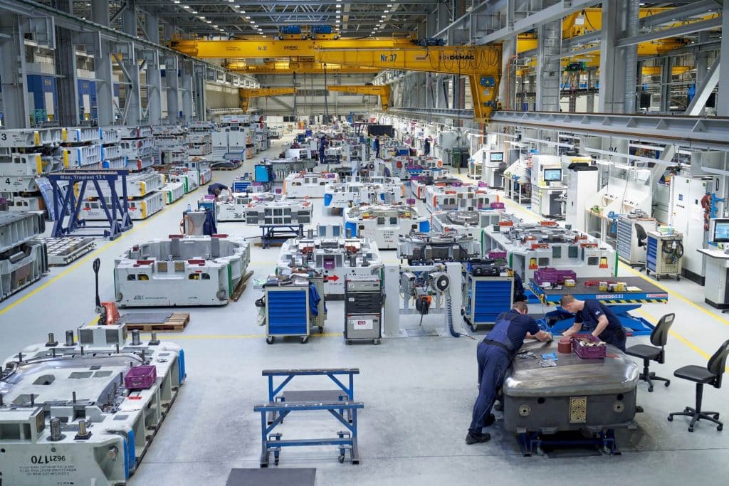 Produkcja części w fabryce BMW w Eisenach