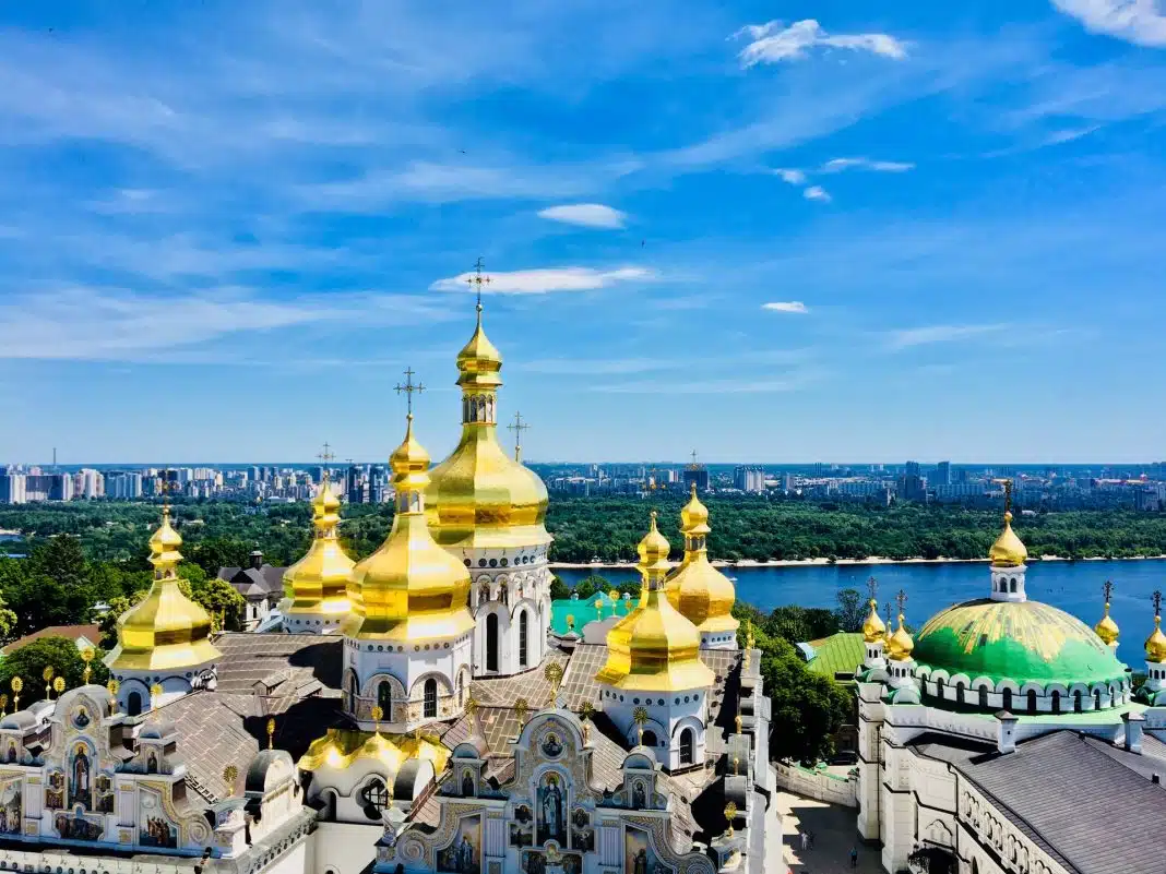 Ukraina - widok na Kijów