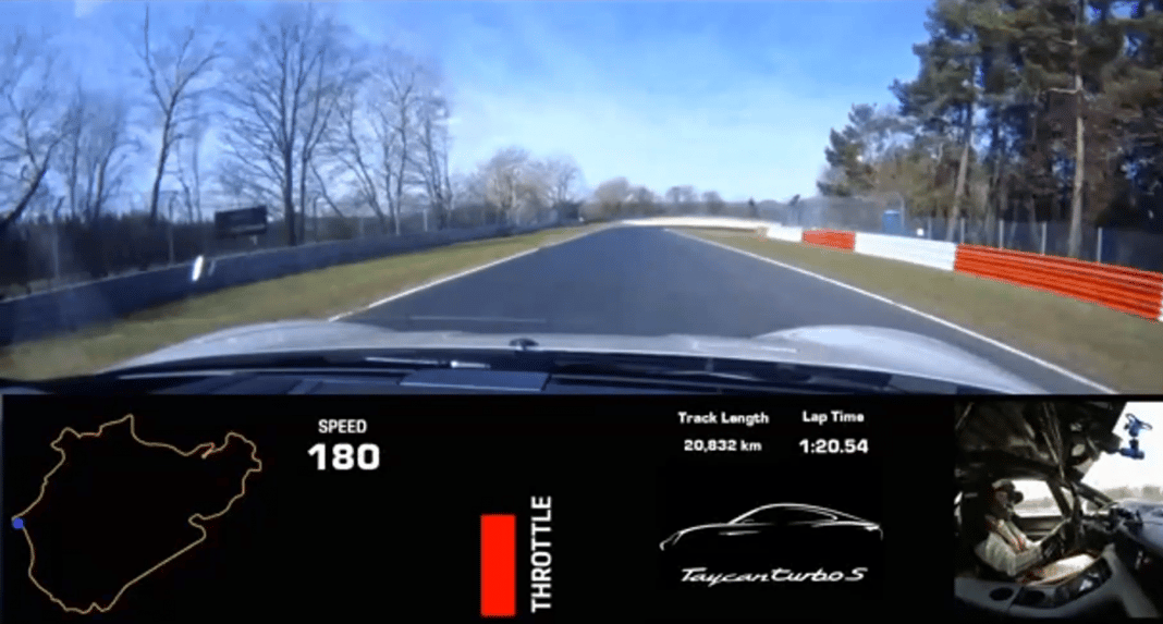 Porsche Taycan Turbo S bije rekord na torze Nürburgring