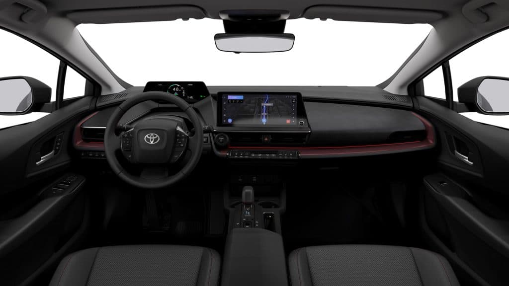 Wnętrze Toyoty Prius piątek generacji