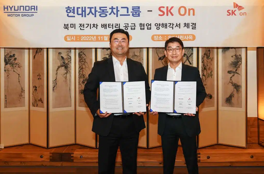 Hyundai podpisał protokół ustaleń z SK On — wiodącym producentem akumulatorów do aut elektrycznych