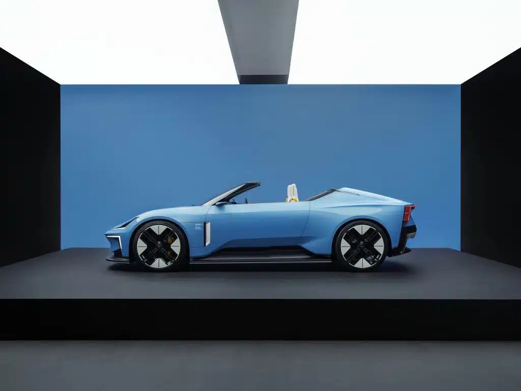 Koncepcyjny model elektrycznego Polestar roadster