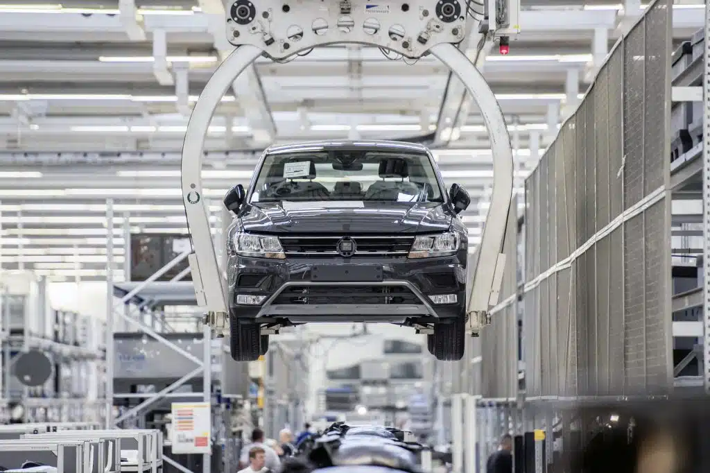 Produkcja samochodów Volkswagena w Wolfsburgu