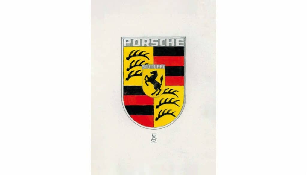 Pierwszy herb Porsche