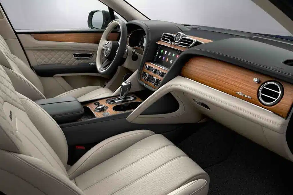 Wnętrze Bentleya Bentayga
