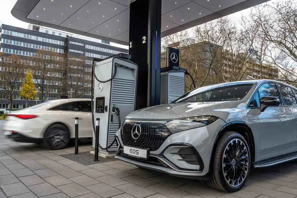 Hub ładowania Mercedesa w Niemczech
