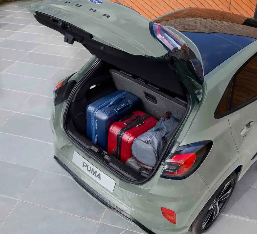 Nowy Ford Puma - bagażnik